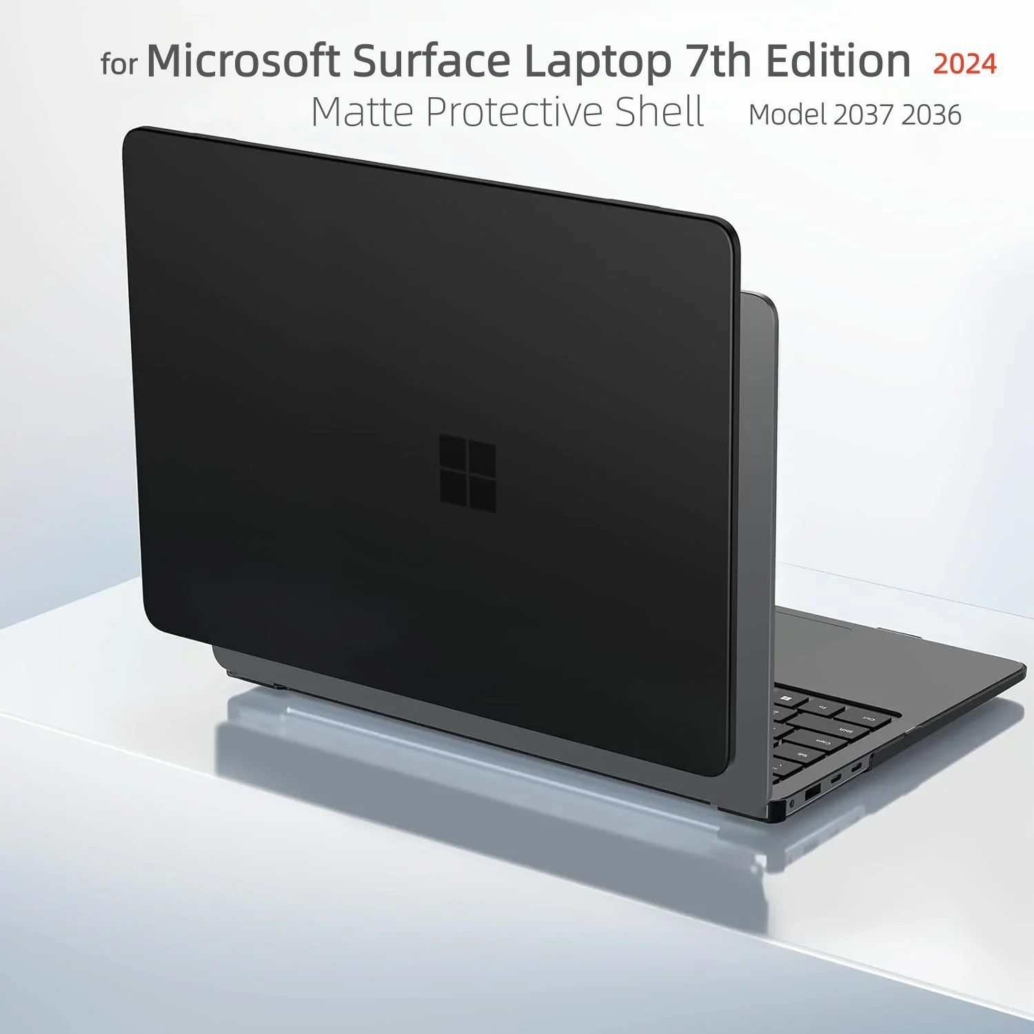 Frosted Cover for 2024 Microsoft Surface Laptop 7 Case (7th Edition) 15