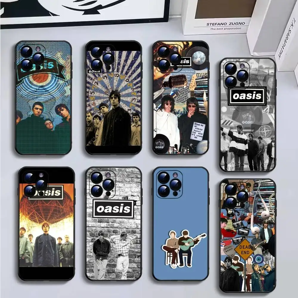 

O-Oasis Phone Case For iPhone16,15,14,13,12,11 Plus,Pro Max,XS,X,XR,SE,Mini,8,7,Soft Black Cover