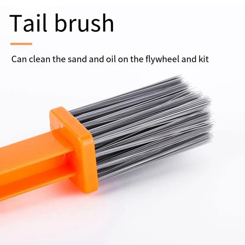 Plastic Bicycle Chain Cleaner Mountain Bike Machine Washer Brush Scrubber Biking Portable Dustproof Cycling Parts Orange