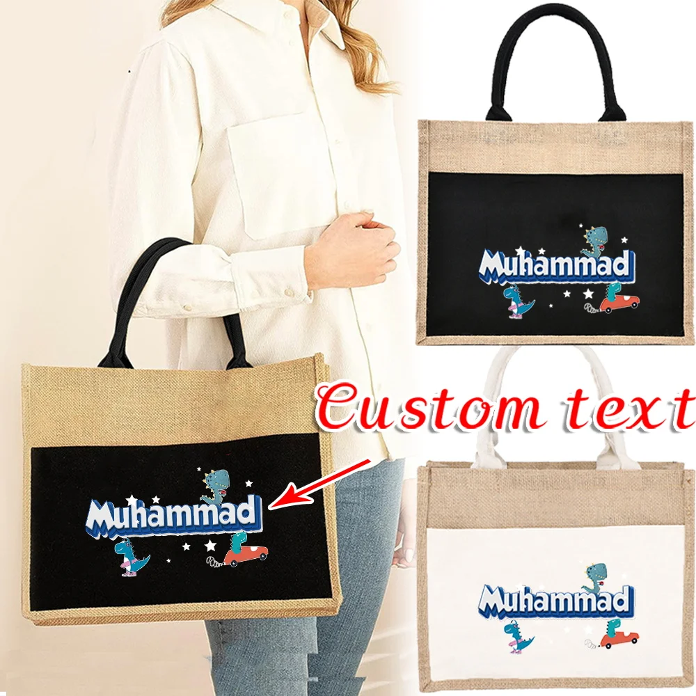 Personalized Customized Shopping Bags Fashionable Handbags Portable Outdoor Storage Bags Customized Products