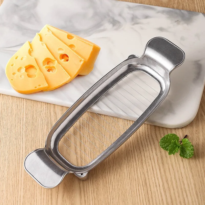

Aluminum Die-casting Cheese Line Cutting Butter Slicer, Kitchen Utensils, Foie Gras Cheese Slicing Tool, Convenient Practical