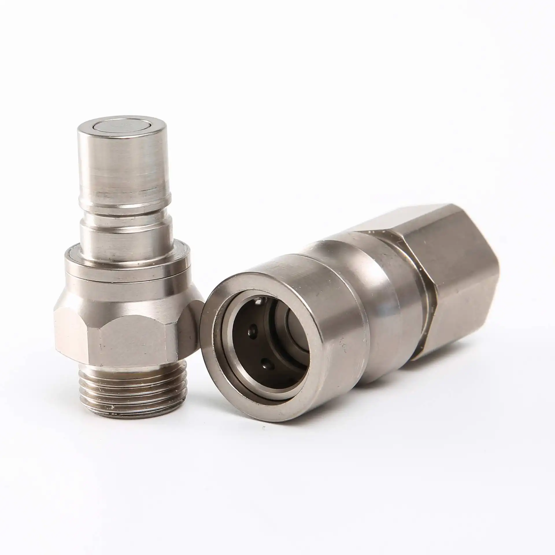Corrosion Resistance Flat Gas-liquid Common Quick Connector Coupling for Cooling Systems