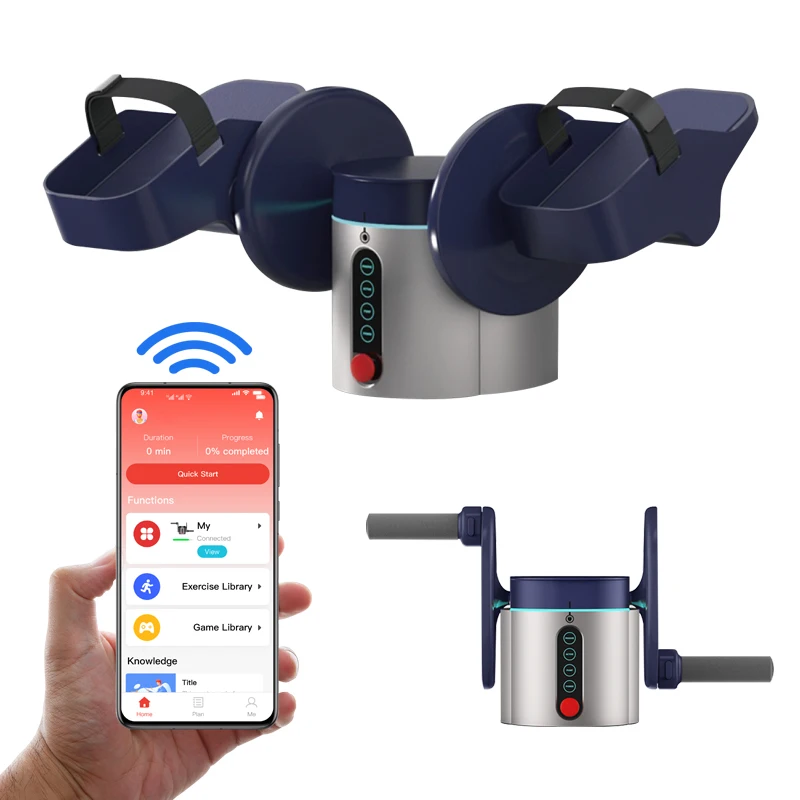 

Электрический эллиптический мини-тренажер под столом для велоспорта, тренажер для пожилых людей, эллиптический тренажер для ног с приложением