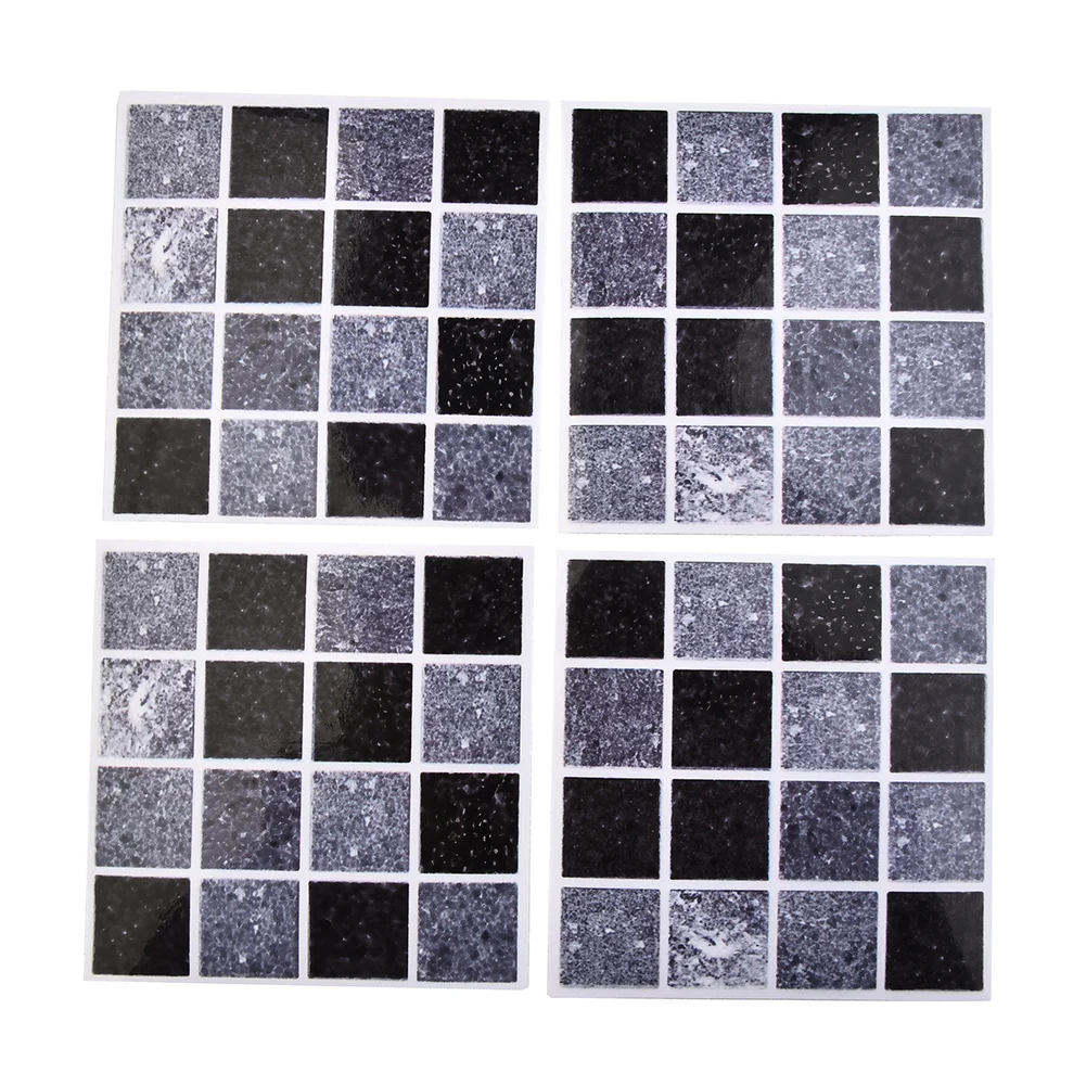 Transformative Home Decor 40PCS Waterproof Mosaic Tiles Perfectly Suited for Kitchens & Bathrooms Installation