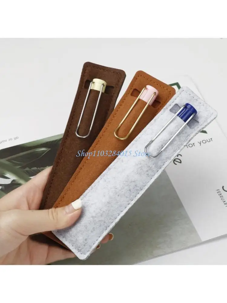 

R6FF Single Pen for Case Holder Fountain Pen Sleeve Pen Felt Color for One Fountain Pen Ballpoint Rollerball Gel P