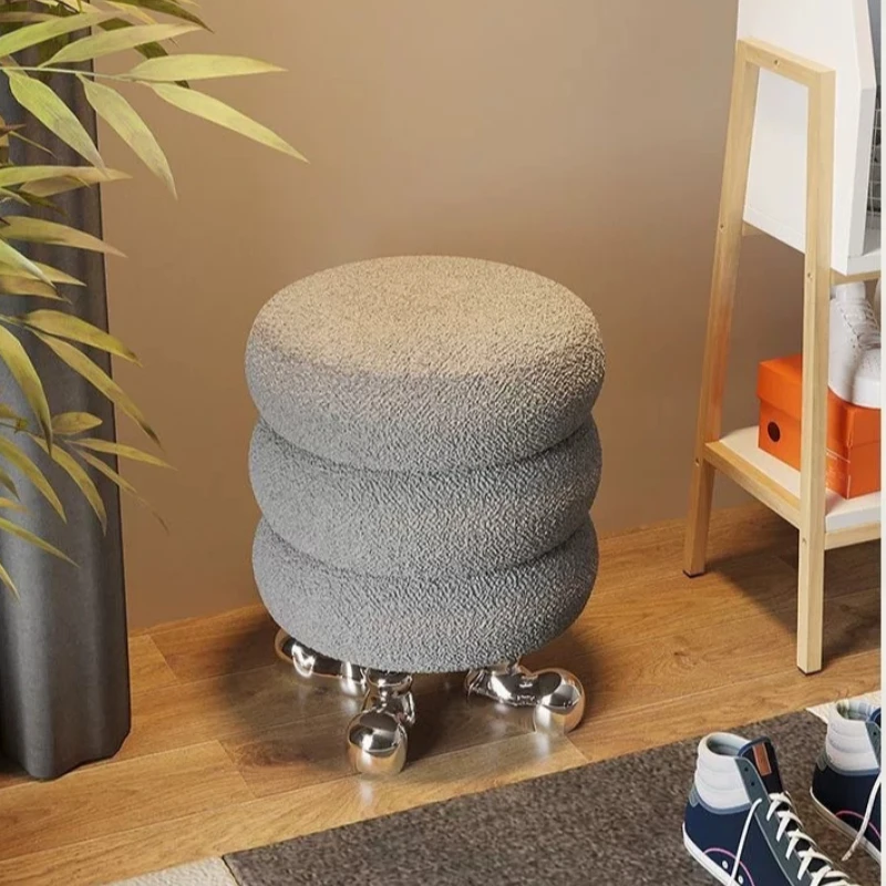 Creative Multi-layer Vanity Stool Luxurious Upscale Soft Vanity Stool Packaging Home Furniture Taburete De Maquillage ZY40HZD