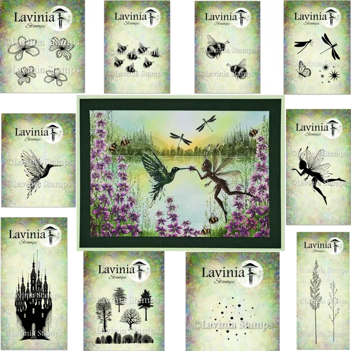 

Hummingbird Elf Bees Plant Clear Stamps For DIY Greeting Card Making Scrapbook Craft Paper Decoration Handmade New Arrival 2024