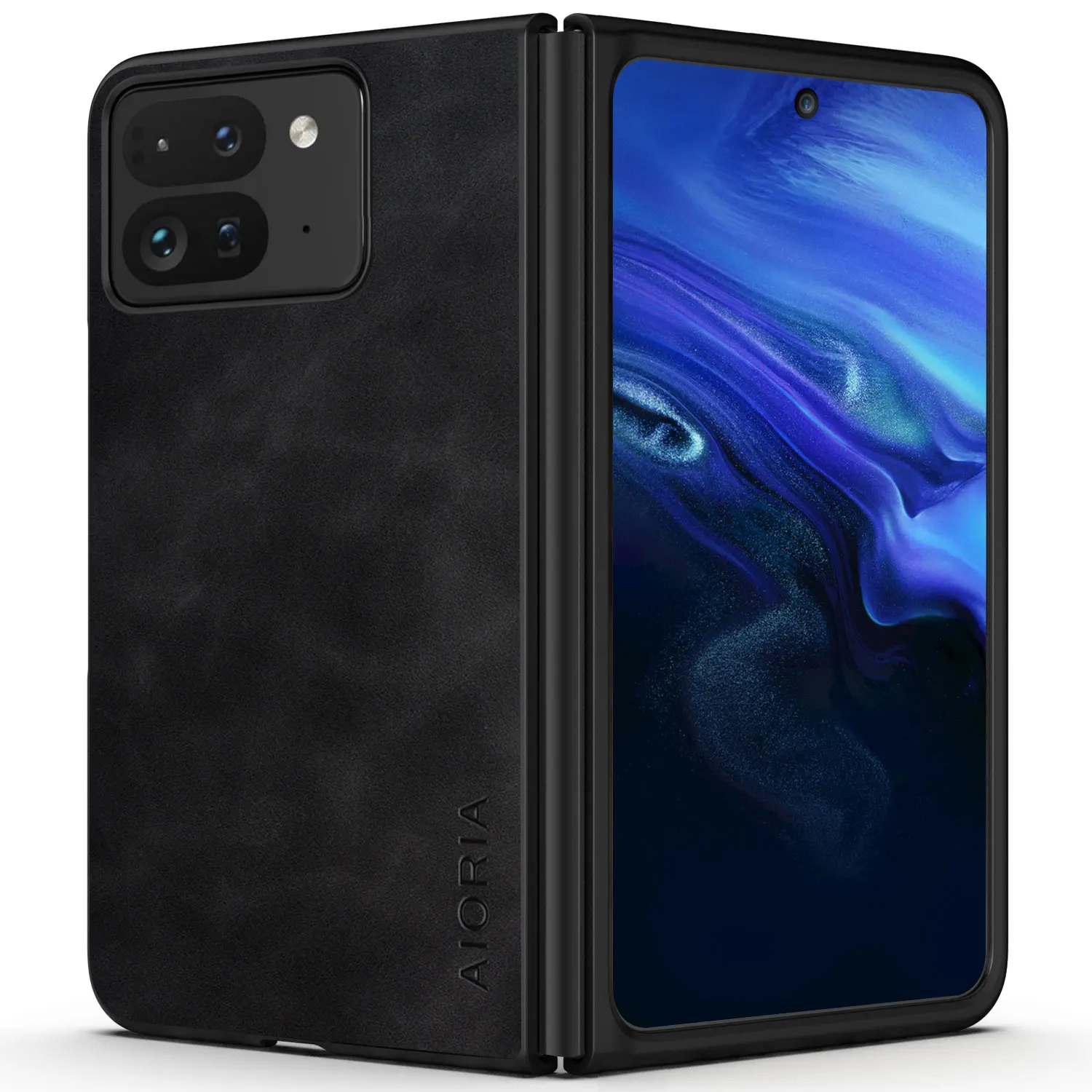 Funda para Google Pixel 9 10 Pro Fold coque sensación sedosa ligera y duradera funda de cuero pu para google 10 pro funda plegable