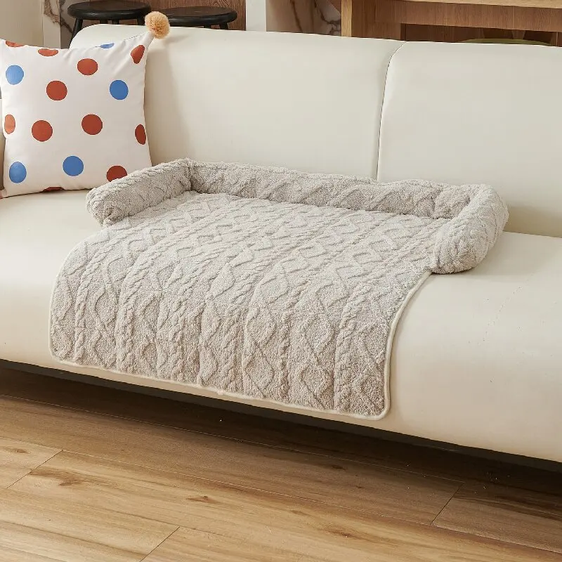 1 قطعة الشتاء الدافئة غطاء مقعد أريكة الكلب لينة رشاقته أفخم القطط الكلاب الأريكة حصيرة الحيوانات الأليفة الصغيرة منصات السرير دائم بطانية السفر داخلي البساط