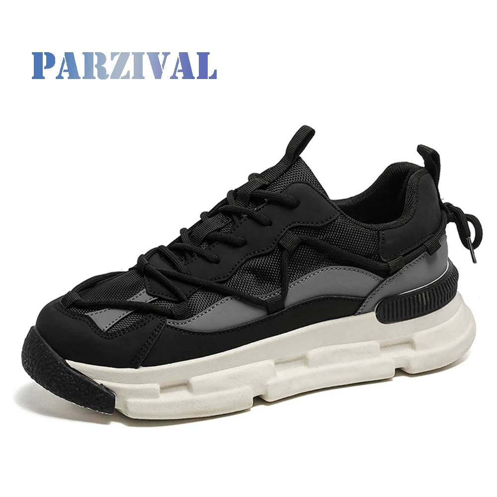 Parzival รองเท้ารองเท้าใส่เดินผู้ชาย, รองเท้าผ้าใบระบายอากาศสำหรับฤดูร้อนผู้ชายกันลื่นทนทานต่อการฉีกขาด