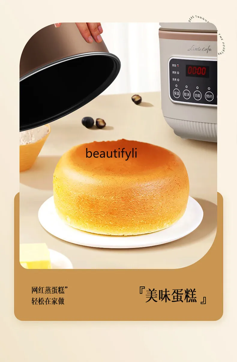 Reiskocher, kleiner Haushalts-Reiskocher mit intelligenter Reservierung