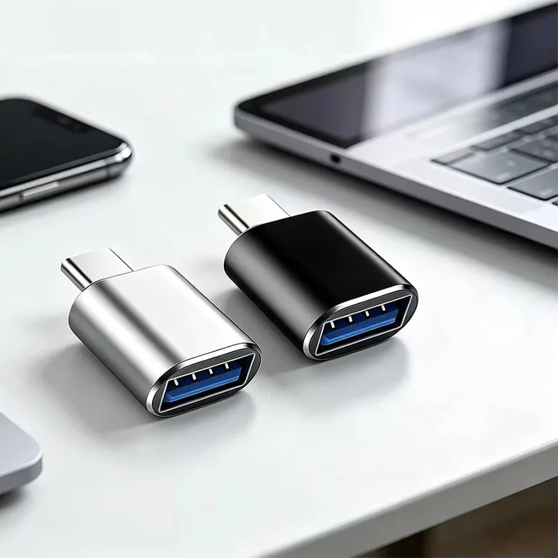 1/2pcs USB 3.0 To Type C Adapter OTG To USB C USB-A To Micro USB Type-C Female Connector For Xiaomi POCO Adapters