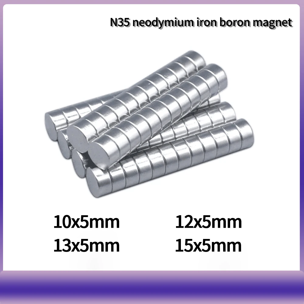 10x5 mm Round Powerful Magnet Fridge Bulk Sheet Neodymium Disc Magnet 12x5mm Permanent NdFeB Strong Magnets 13*5 mm 15*5