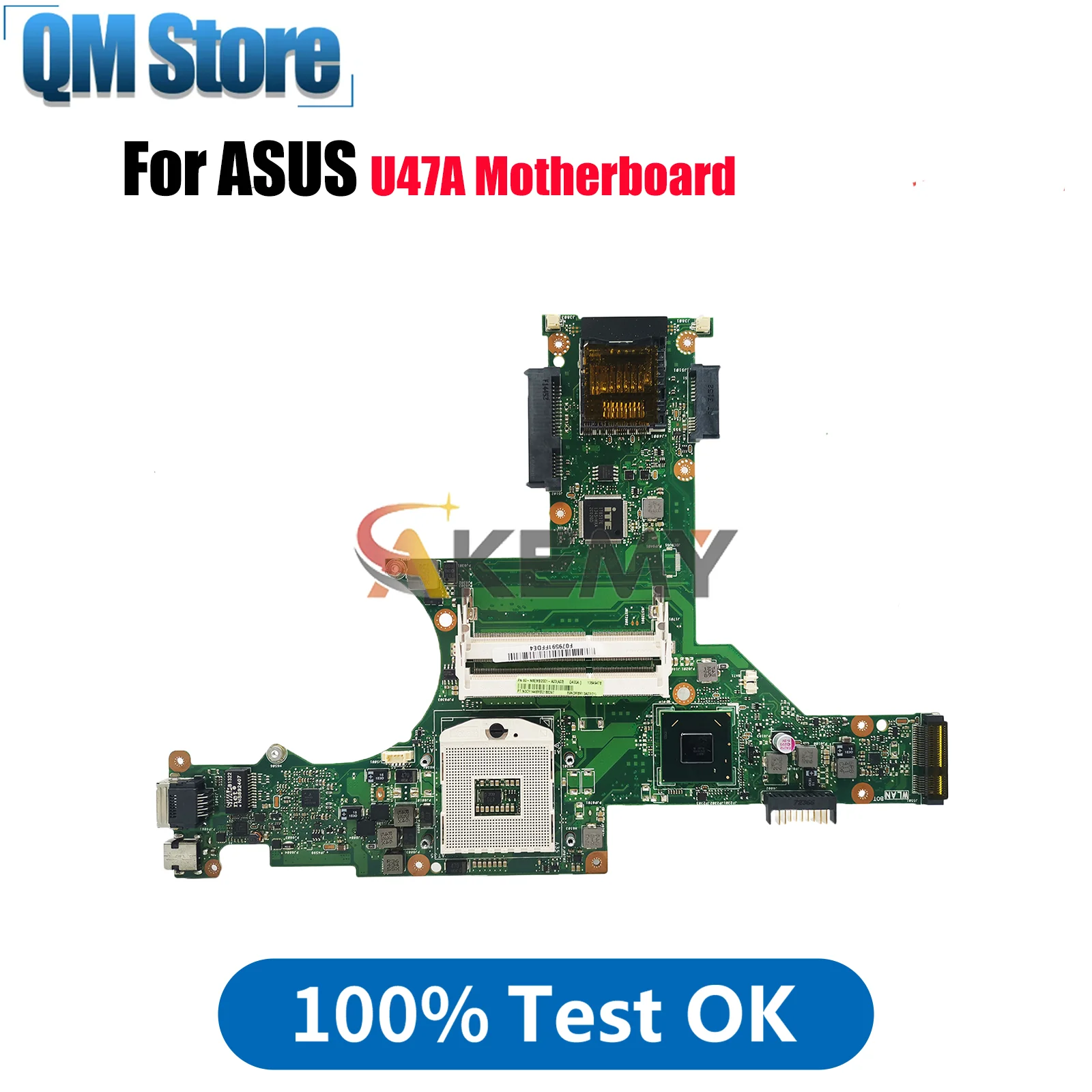 

Материнская плата для ноутбука U47A для ASUS U47 U47A, материнская плата для ноутбука Цей товар в наличии, 100% тестирование, ОК, быстрая доставка, высокое качество