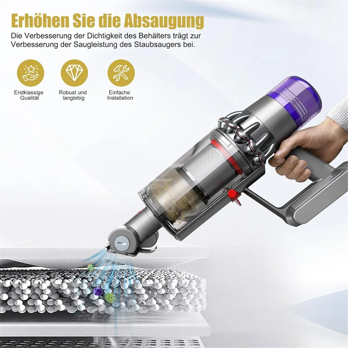 Dyson掃除機アクセサリー、ダストコンテナ蓋、交換部品、v10、v11、v15、sv12、sv14、sv15、sv22、abgp