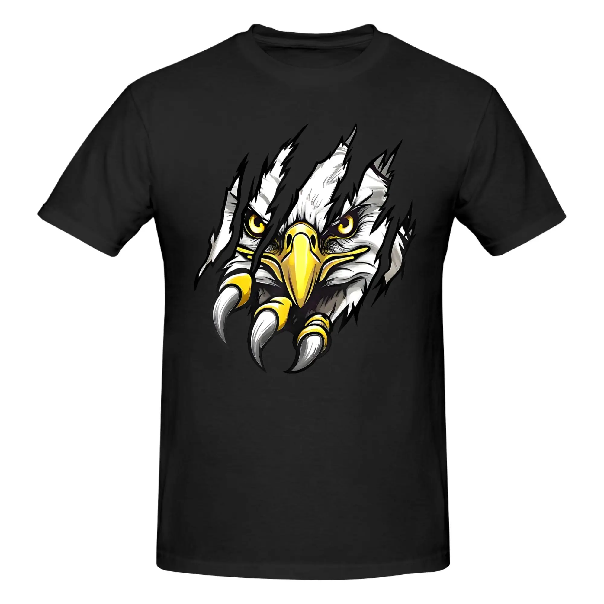 1 Piece Fierce Eagle Claw  Novelty 100% Cotton T-Shirt E-Eagle Tees Tops For Men