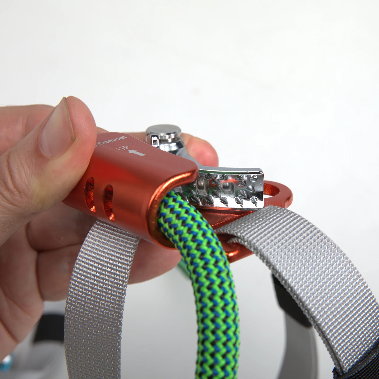 Aluminum Climbing Foot Ascender Lightweight Rigging Gear Rope Support Device for Rock Climbing Activities