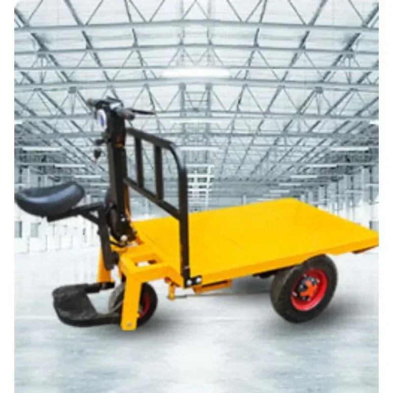 

Cheap And high quality Electric Flatbed Truck For Farmers To Push Warehouse Cargo Water 4 Wheel Turnover Trolley Hot Sales