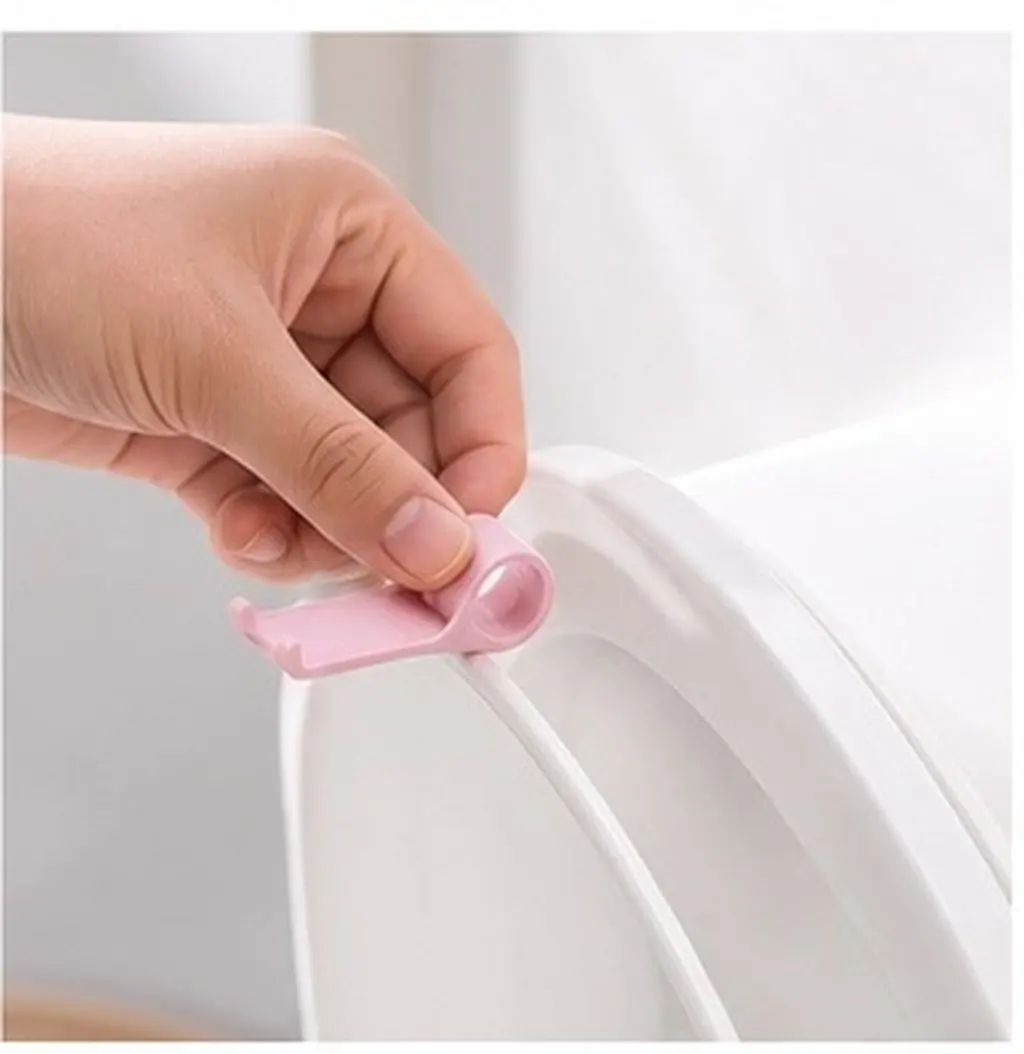 5Pcs Toilet Seat Cover Lifter Premium PP Material Dirt-Proof Toilet Lid Handle Anti-Touching Seat Lifter for Hygienic Bathroom