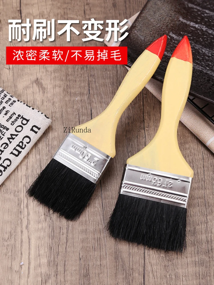 *Pinsel, Borsten, Pinsel, Hartborsten, schwarze Küchenborsten, Farbbesen, Pinsel