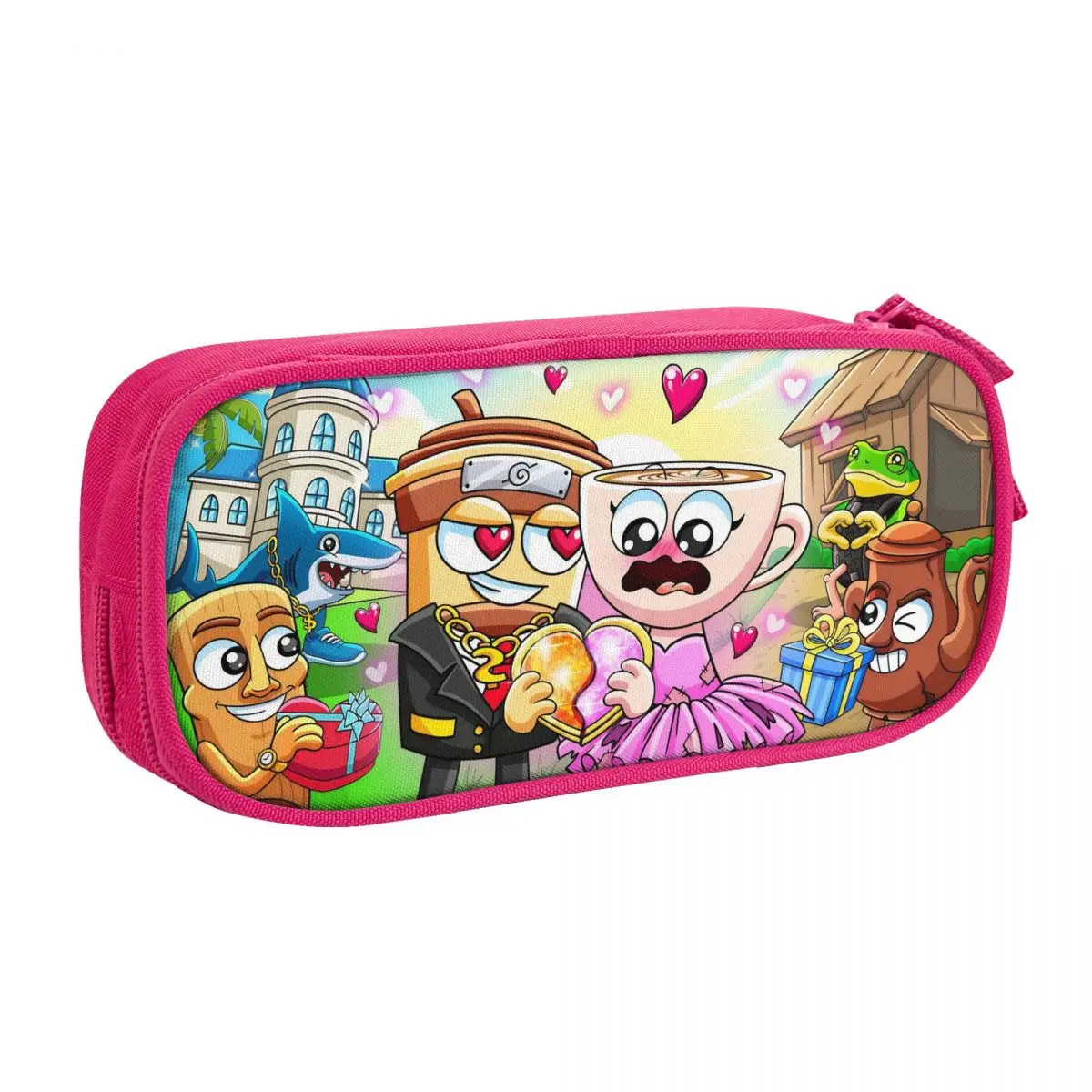 

Italian Brainrot Meme Pencil Cases Ballerina Cappuccina Pencilcases Pen for Student Big Capacity Bag Office Gifts Stationery