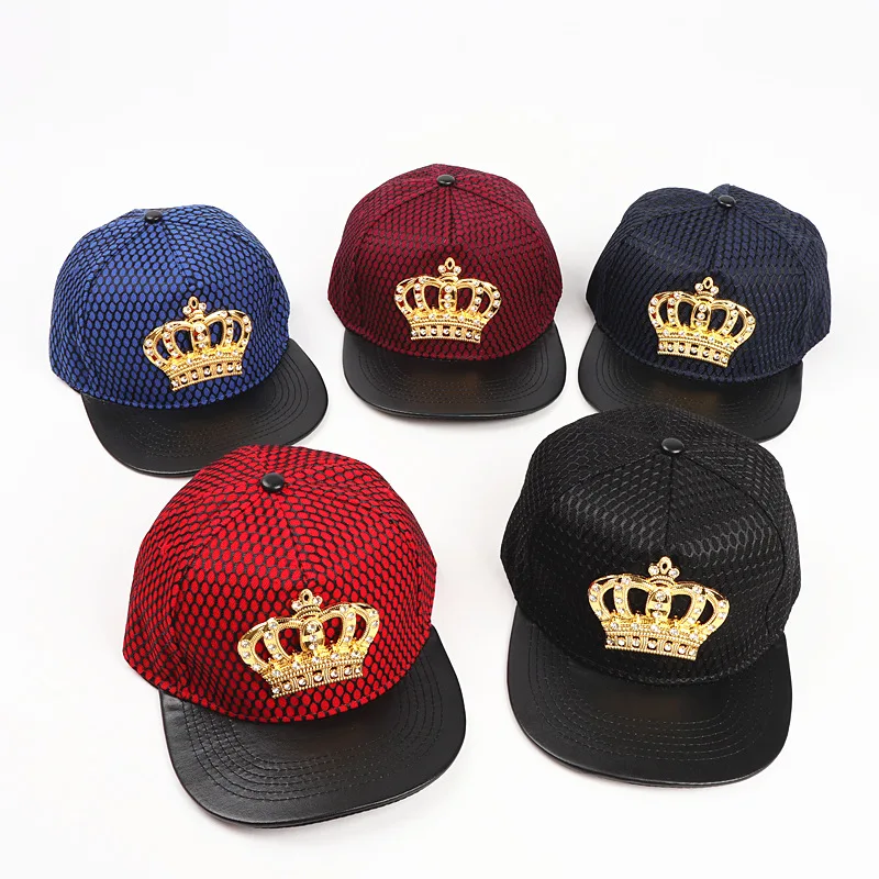 Fashion Summer Brand Crown Europe Baseball Cap Hat For Men Women Casual Bone Hip Hop Snapback Caps Sun Hats