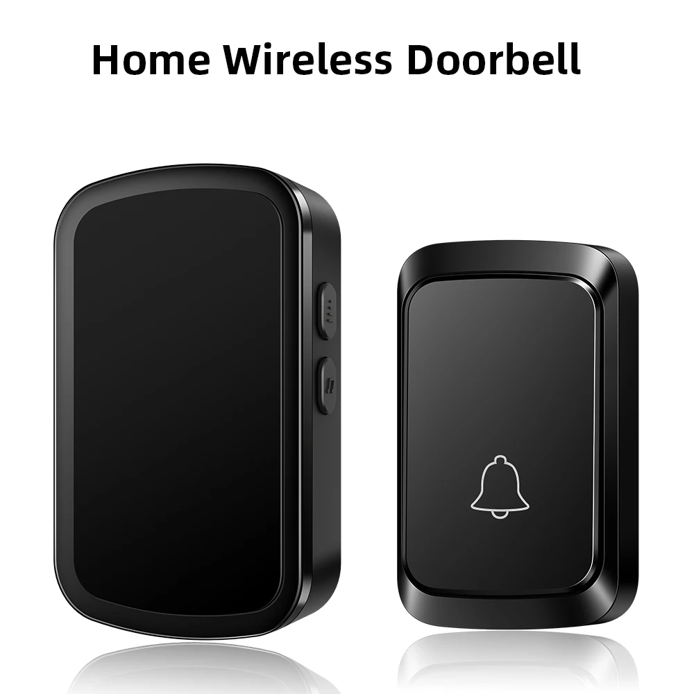 

Welcome Doorbell Intelligent Wireless Doorbell Remote EU US Plug New Home Smart Door Bell Chime 12V 23A Battery Transmitter