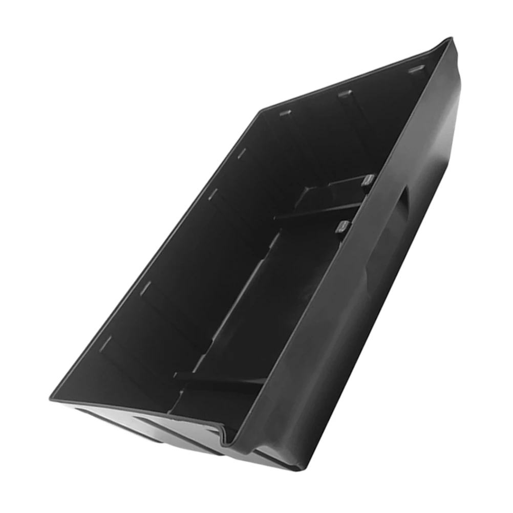 

Car Storage Container Black ABS Flocking Under Seat Organizer Vehicle Sundries Case Durability Drawer Style Keeps Car Organized