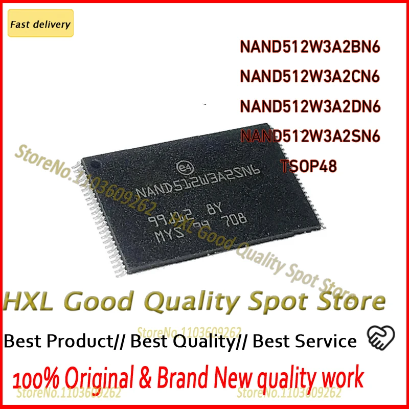 

NAND512W3A2BN6 NAND512W3A2 5PCS/LOT NAND512W3A2CN6 NAND512W3A2DN6 NAND512W3A2SN6 TSOP48