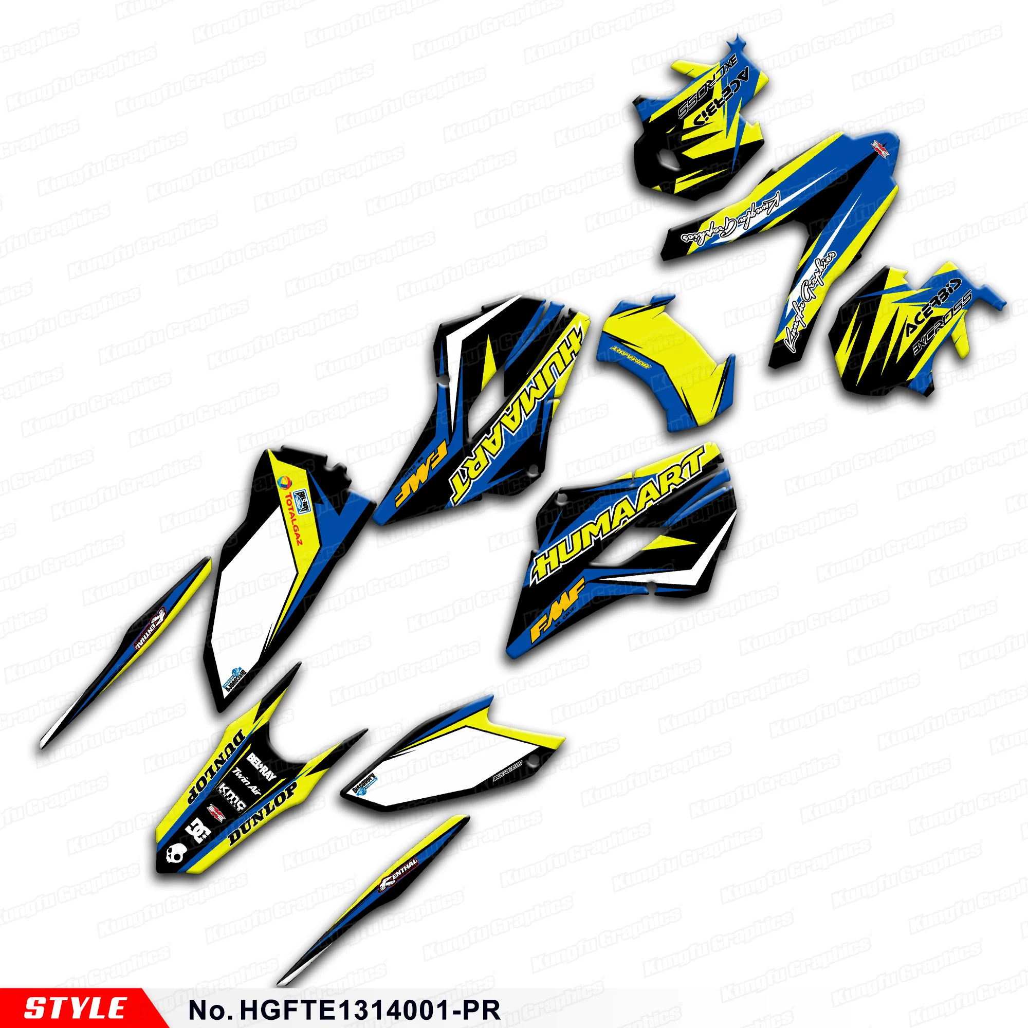 

Motorcycle Stickers Wrapping for Husaberg TE125 TE250 TE300 FE250 FE350 FE450 FE501 2013 2014, HGFTE1314001-PR