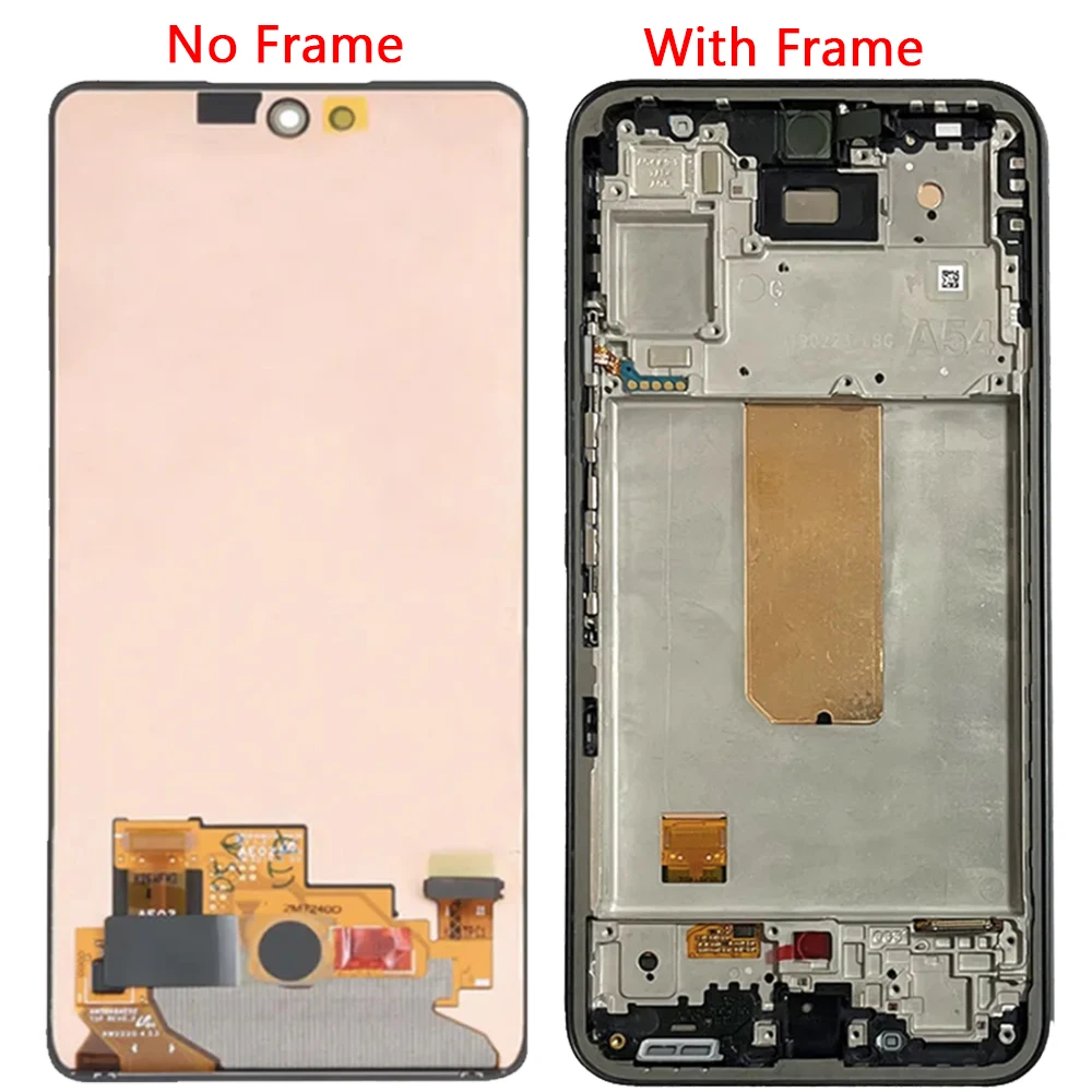 For Samsung A54 LCD Screen AMOLED Display With Frame 6.4