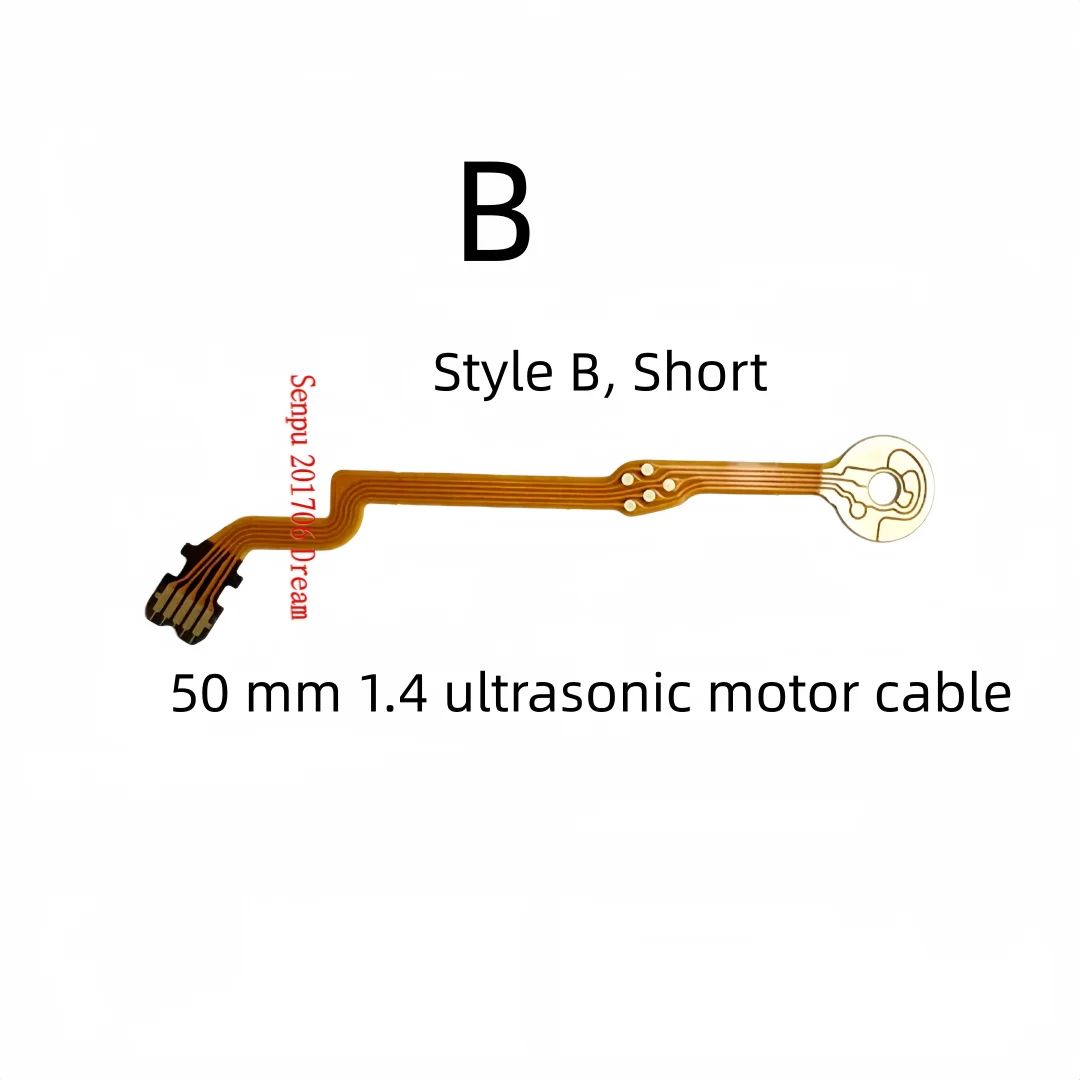 For Canon EF 50mm f/1.4 USM DSLR Camera Lens Ultrasonic USM Motor Wear‑Prone Flex Ribbon FPC Cable Lens Motor Group Repair