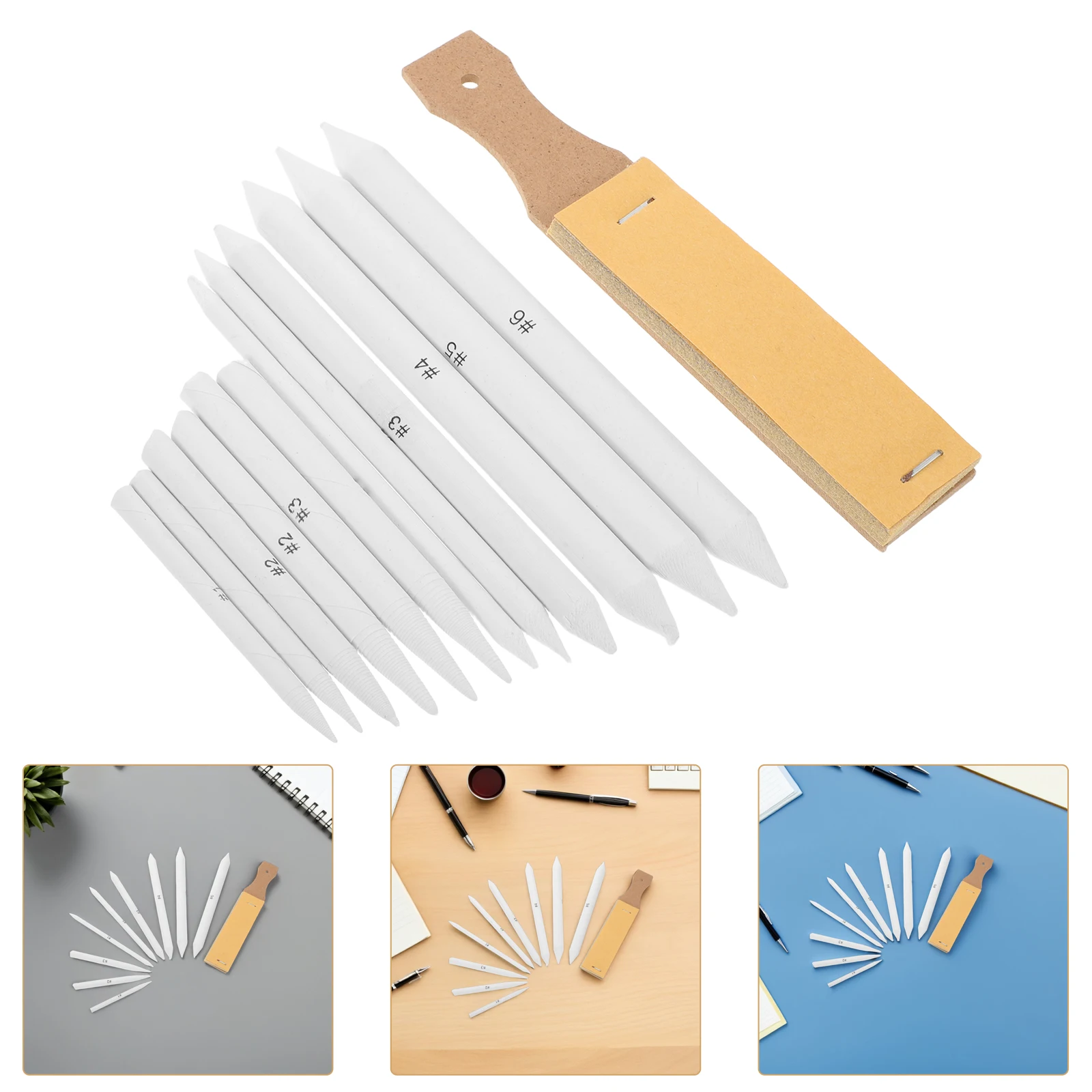 

Sketch Tool Set Blending Stump Stumps Drawing Art Erasers The Paper Stick for Oil Pastels Blenders Student