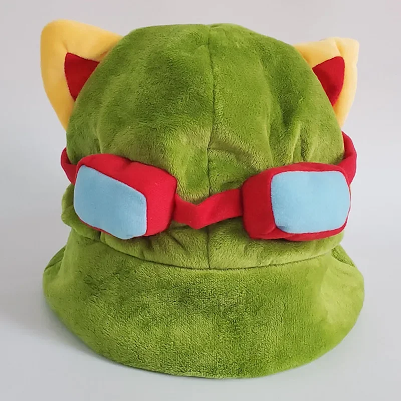 Halloween Game Lovely Swift Scout Timor Teemo's Hat LOL Cosplay High Quality Plush Warm Hat Party Teemo Cap Gift