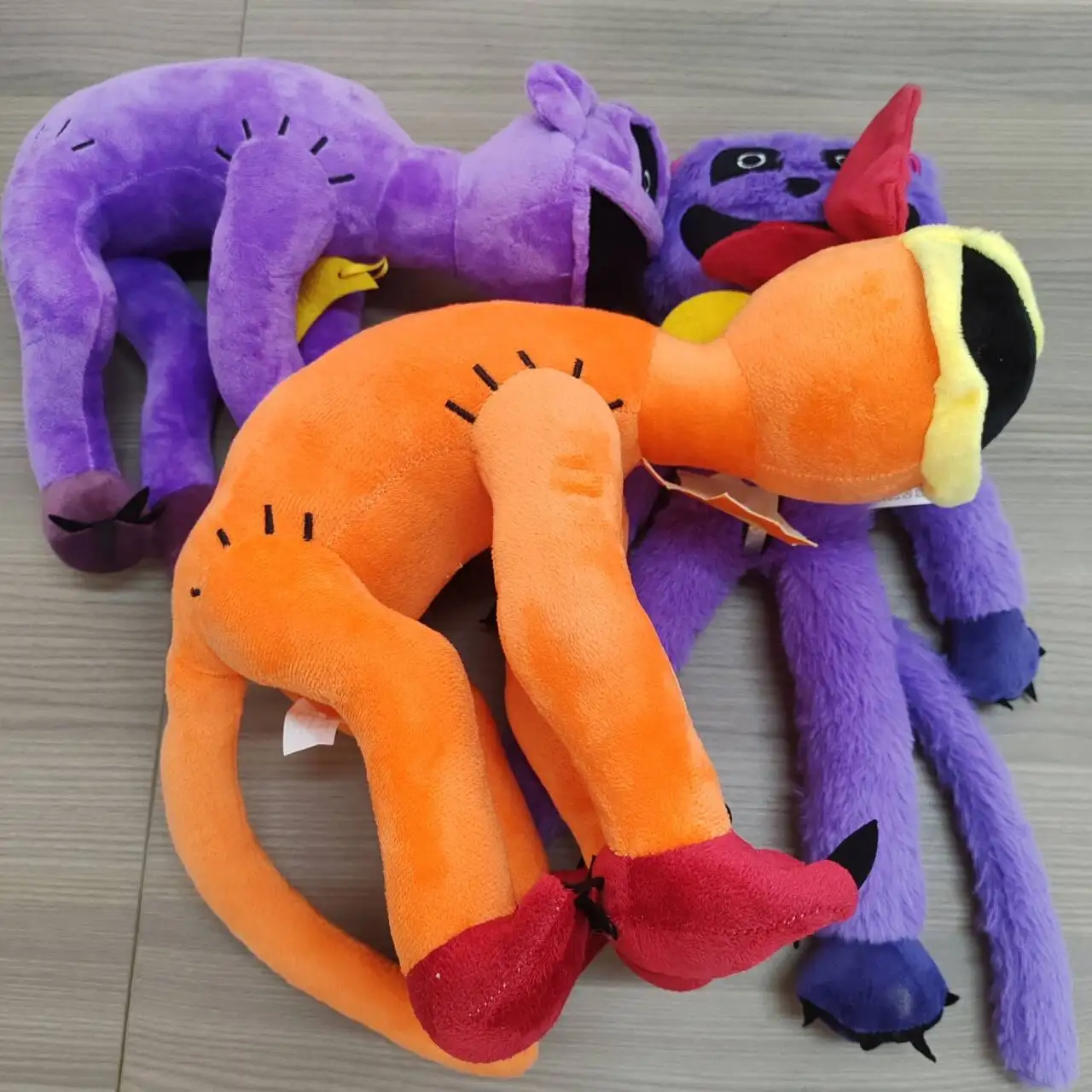 Smiling Critters Plüschtier, neues Monster, Plüsch, gelber Hund, Plüschtiere, gefüllte Kissenpuppe, Spielzeug für Spielfans, Geschenk