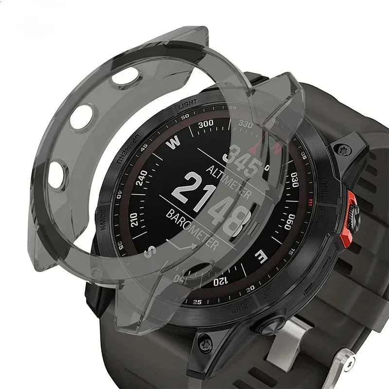 

Чехол для Garmin Fenix 7X/Fenix 7/Fenix 7X, тонкий защитный чехол из мягкого ТПУ для Fenix 7/7S/7X Solar/Sapphire Solar