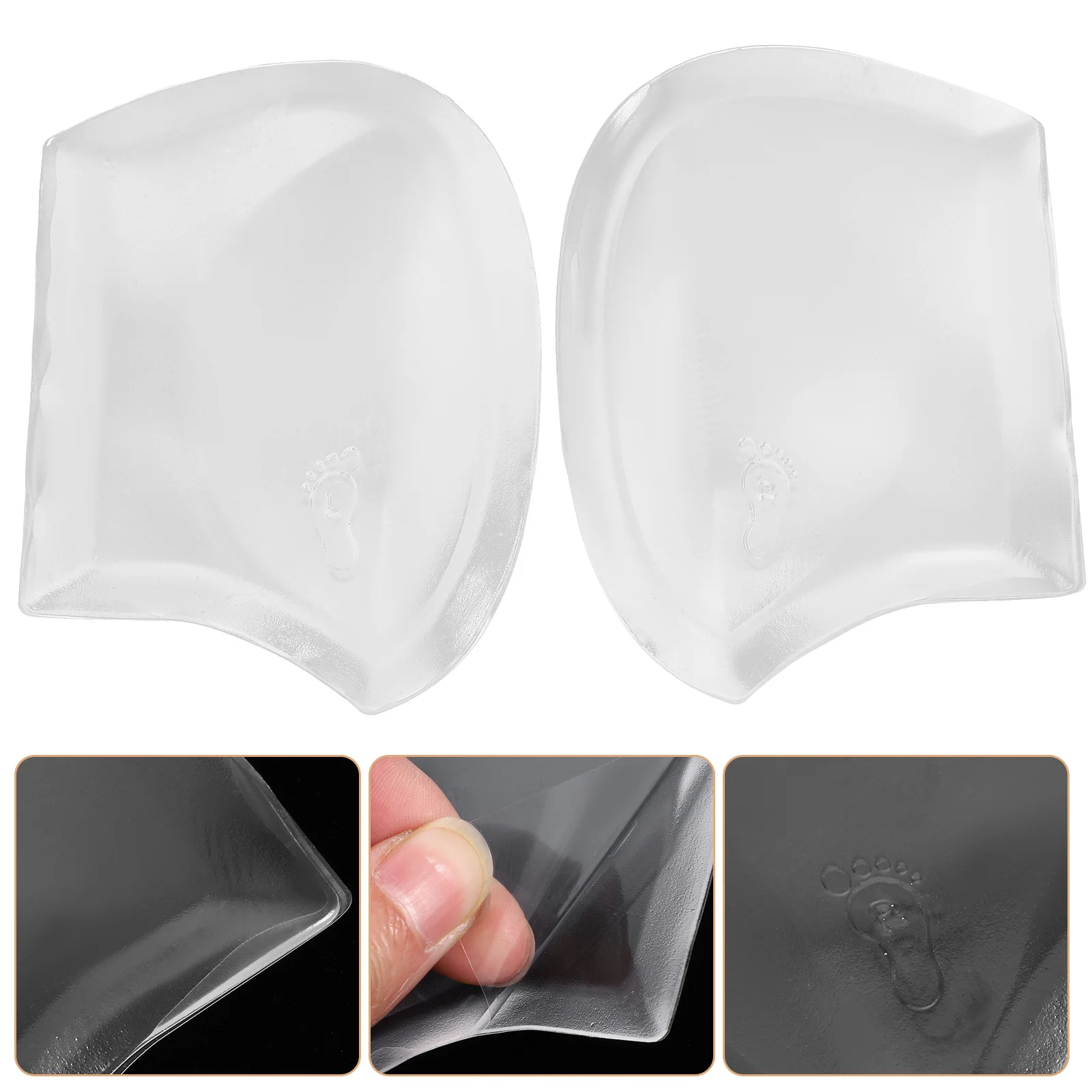 

1 Pair Arch Support Insoles Gel Foot Arch Supports For Men Women Flat Pad Reusable Washable Outdoor Daily Use Foot