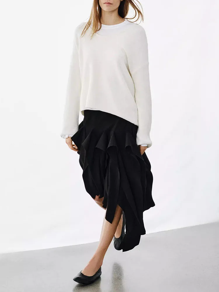 

Spring 2026 Asymmetric Pure Color Women's Dress Elegant Sweet Sexy New Arrival Fashionable Gown for Ladies Ethnic Stage Wear