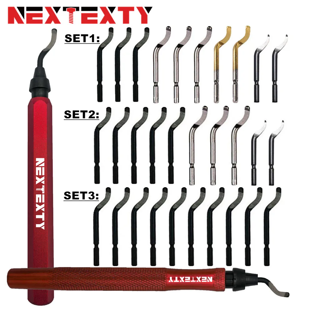 HSS شفرة فولاذية أداة إزالة الأزيز لدغ القاطع التشذيب سكين مكشطة مزيل Deburr أنبوب مخرطة عدة الراتنج المعدني البلاستيك الخشب ثلاثية الأبعاد لتقوم بها بنفسك