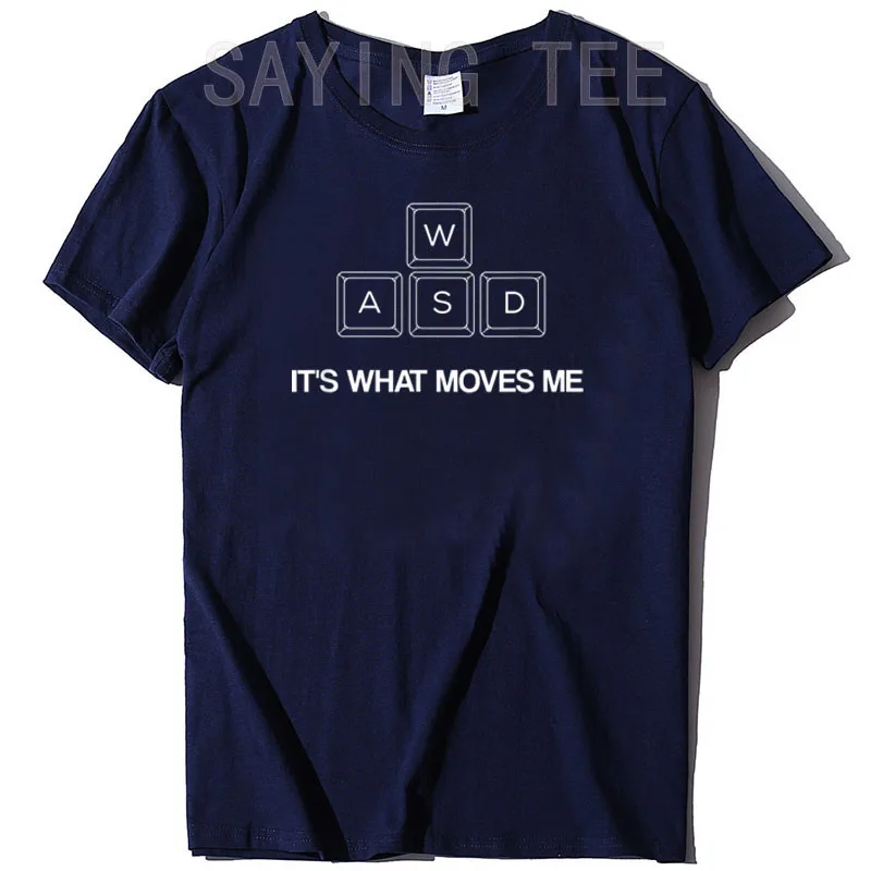 Gamer Heartbeat Video Games Gaming Boys Teens Men T-Shirt WASD Funny PC Video-Gamer Graphic Tee Tops Life Style Novelty Gifts