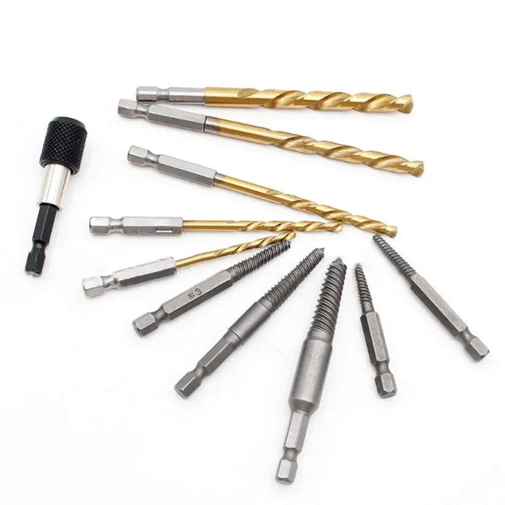 10-teiliger Sechs kant schaft mit gebrochenem Kopf