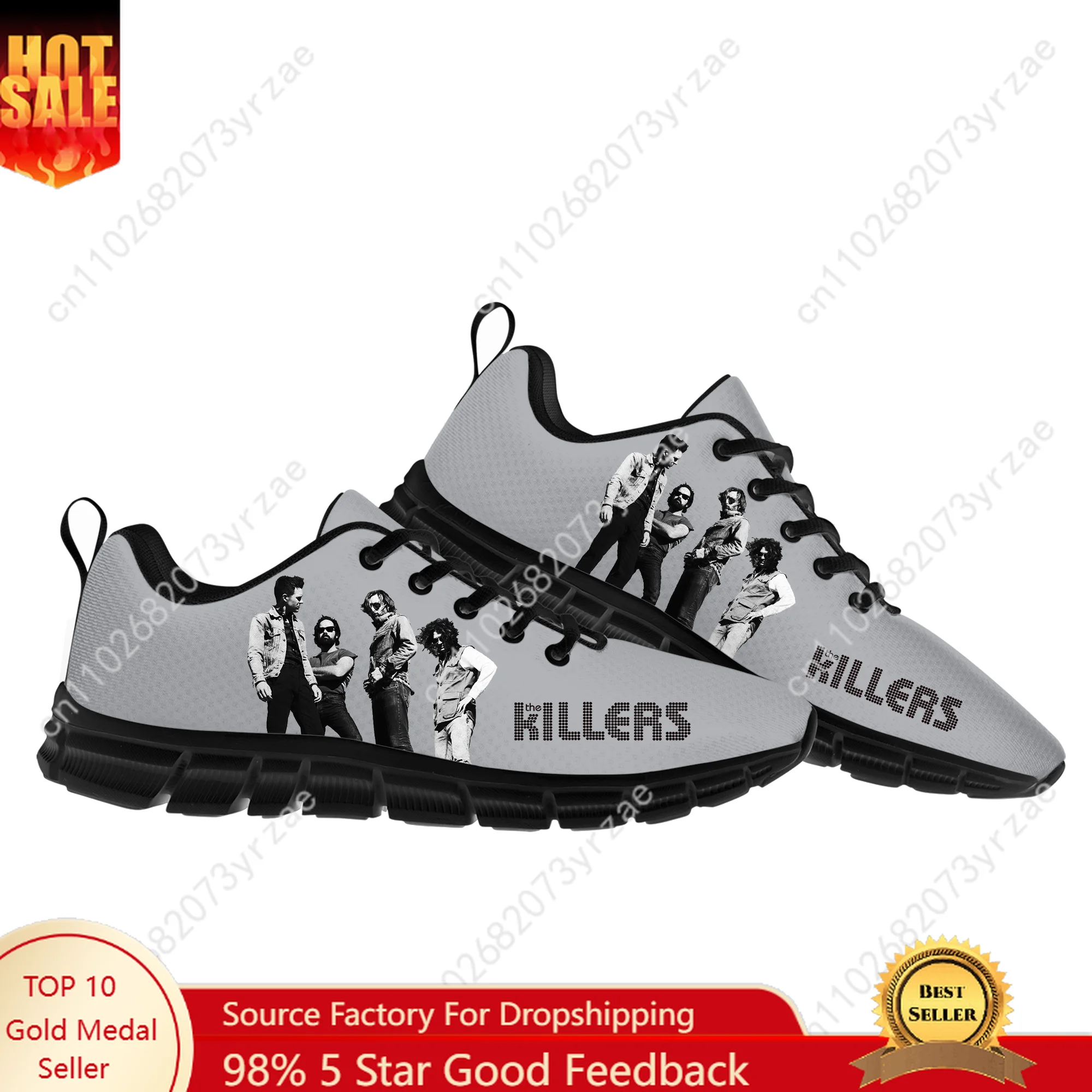 

The Killers Sneakers Mens Womens Teenager Breathable Customized Sports Shoes High Quality Personality Casual Custom Made Shoes