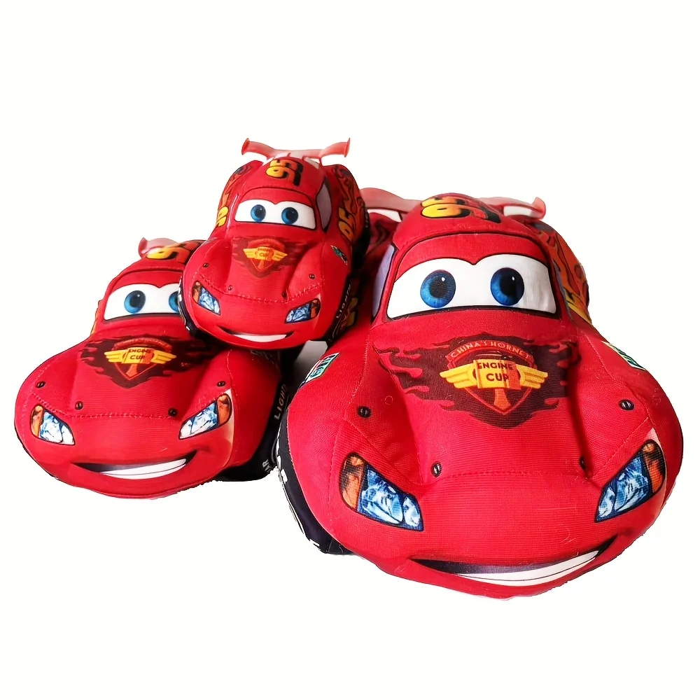 Oreiller de voiture en peluche Disney Lightning McQueen, 17/25/35cm, dessin animé mignon, décoration de canapé, chambre à coucher, voiture, cadeau d'anniversaire, décoration de la maison