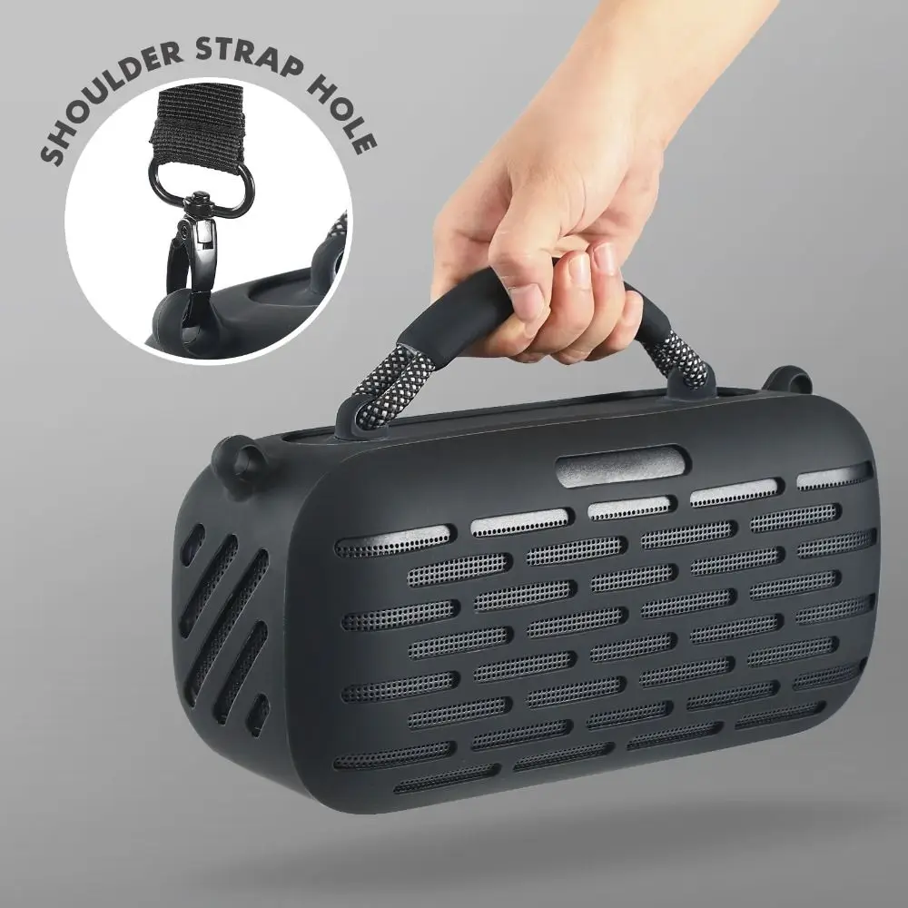 Anti-Drop Bluetooth Speaker Storage Bag Anti-Scratch with Shoulder Strap Carrying Case Shockproof for Bose SoundLink Max