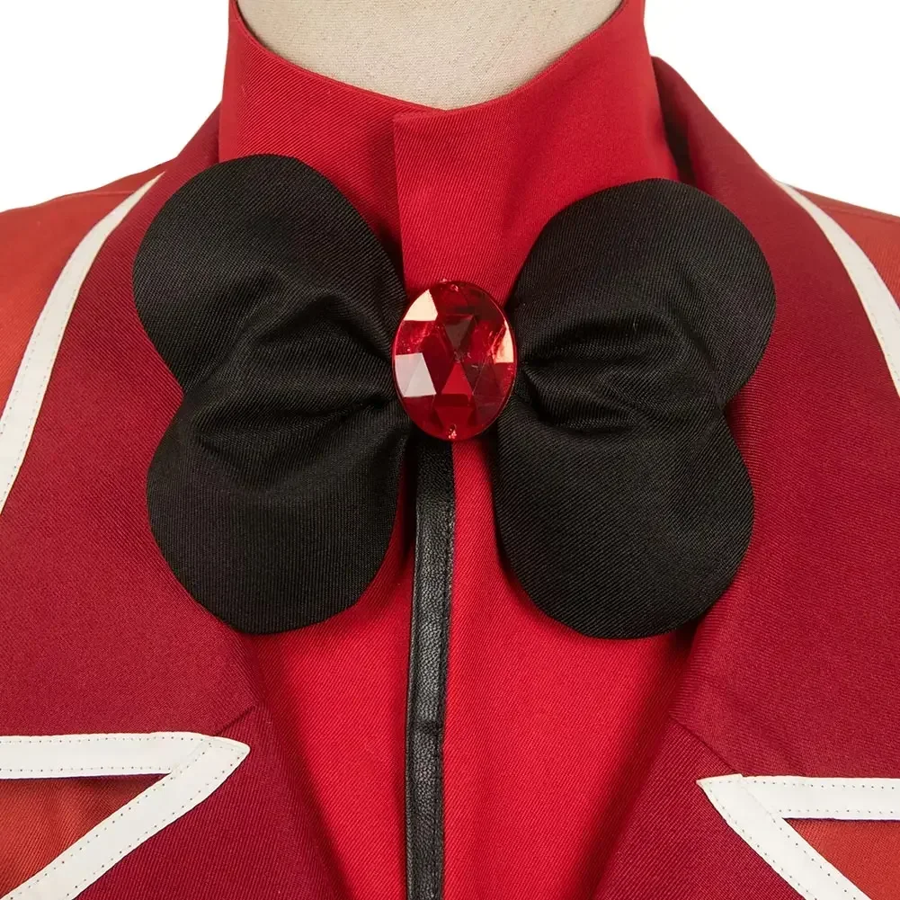 Alastor Cosplay Set – Fantasy Gloves & Bow Tie Outfit for Adult Men Halloween Roleplay / Hotel Disguise Costume view 4