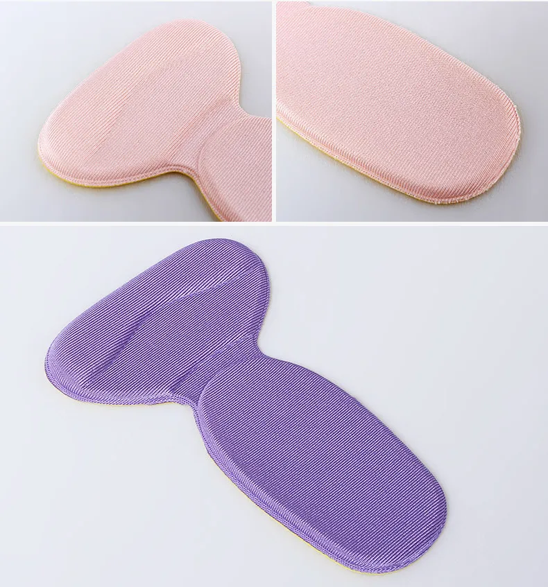 1Pair New Heel Protector Cushion Pads for Women T-Shape High Heel Grips Liner Arch Support Orthotic Shoes Insert Insole Foot