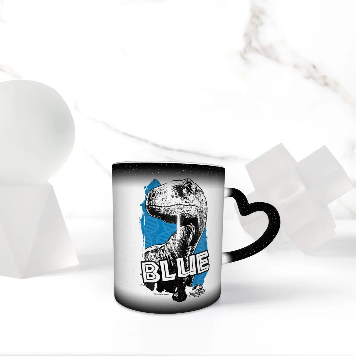 

Мир Юрского периода - синяя фанатская графика 2, кружка, забавные керамические кофейные чашки, чайные кружки, чашка для молока, посуда для напитков, подарки для женщин и мужчин