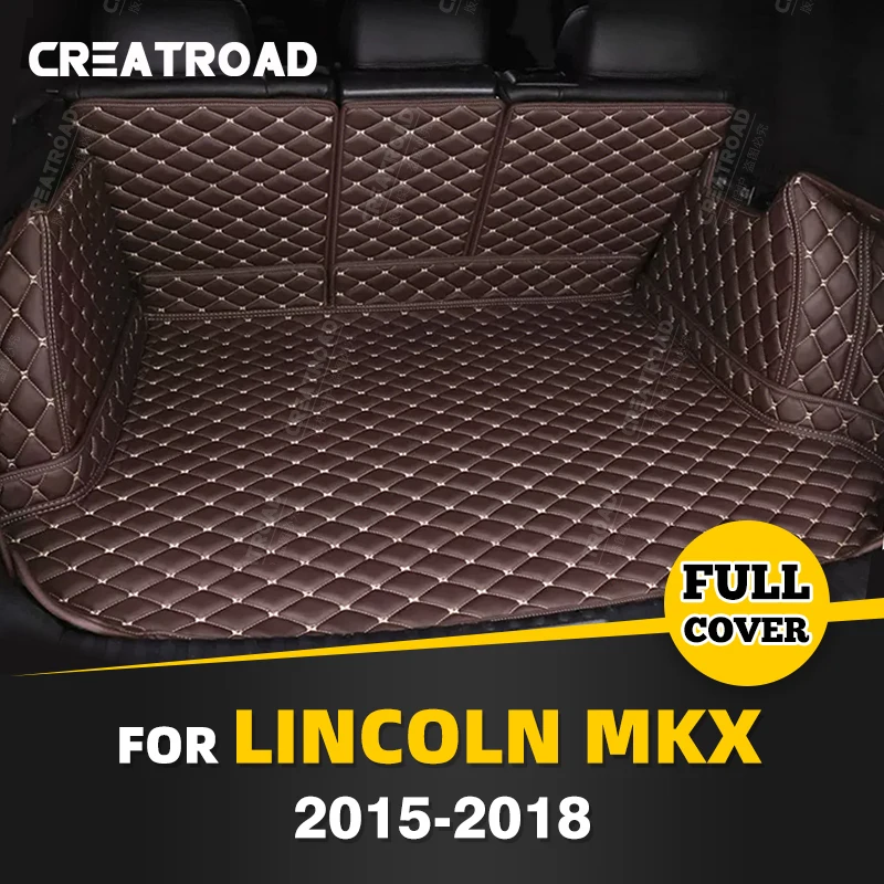 

Auto Full Coverage Trunk Mat For Lincoln MKX 2015-2018 17 16 Car Boot Cover Pad Cargo Liner Interior Protector Accessories