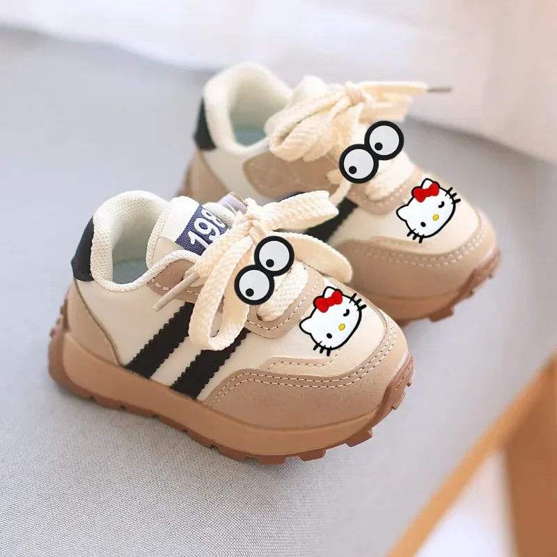 girls running sports shoes Sanrio hello kitty spring autumn Sneakers children casual shoes new baby boys soft sole toddler shoes