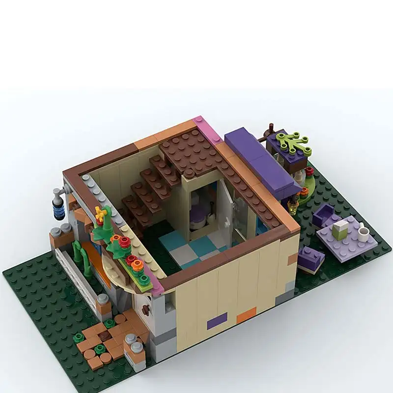 Architettura serie Modullar House Building Blocks modello vendita calda Street View mattoni creativi giocattolo regalo commemorativo per bambini